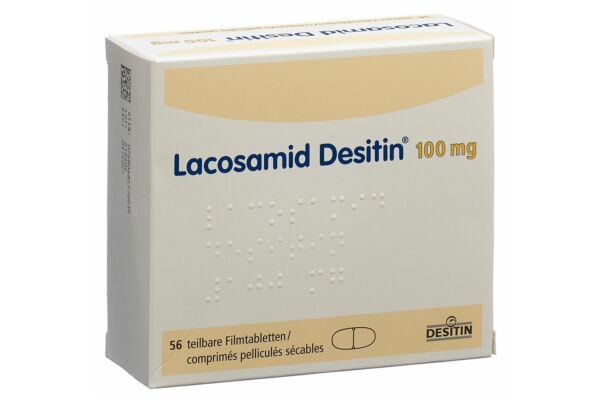 Lacosamid Desitin cpr pell 100 mg 56 pce