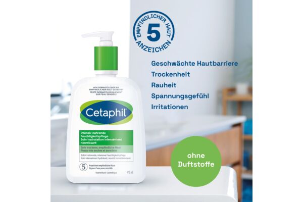 Cetaphil Feuchtigkeitspflege intensiv nährend Disp 473 ml