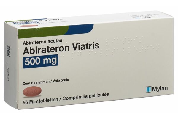 Abirateron Viatris Filmtabl 500 mg 56 Stk