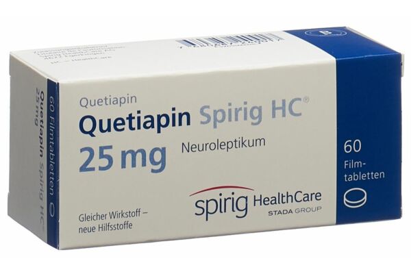 Quetiapin Spirig HC Filmtabl 25 mg 60 Stk