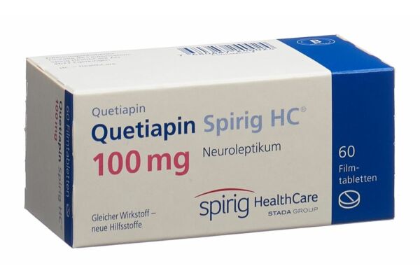 Quetiapin Spirig HC Filmtabl 100 mg 60 Stk