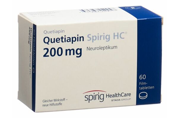 Quetiapin Spirig HC Filmtabl 200 mg 60 Stk