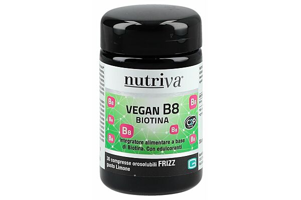 nutriva Vegan B8 Biotina cpr 1 g fl verre 30 pce