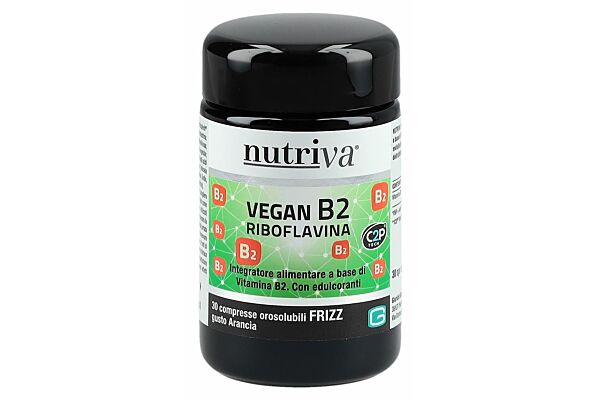 nutriva Vegan B2 Riboflavina Tabl 1 g Glasfl 30 Stk