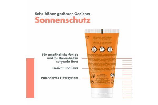 Avene SUN Cleanance Sonne SPF50+ getönt Disp 50 ml