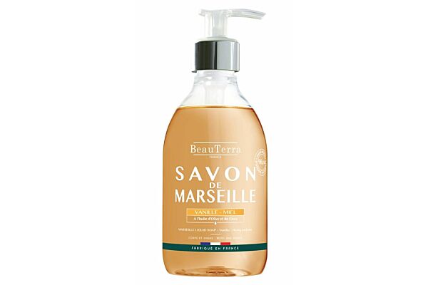 BeauTerra savon de Marseille liquide vanille-miel fl 300 ml