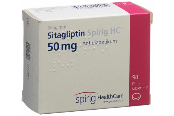 Sitagliptine Spirig HC cpr pell 50 mg 98 pce