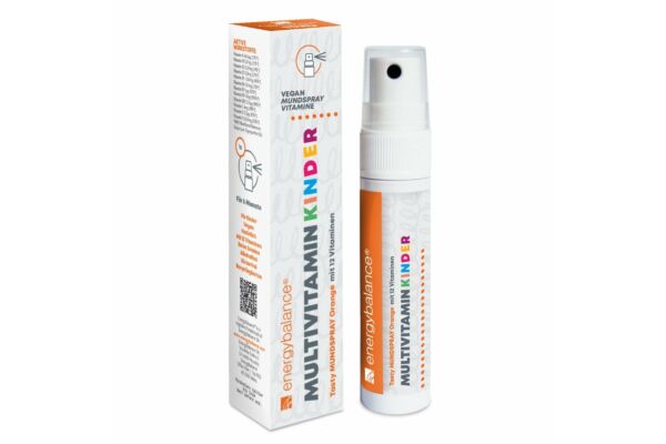 energybalance spray buccal multivitaminé enfants avec 12 vitamines 25 ml