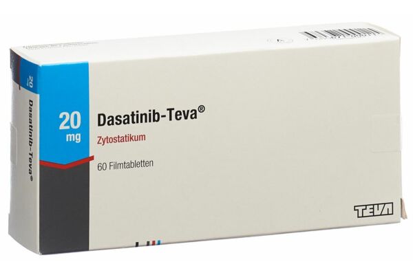 Dasatinib-Teva Filmtabl 20 mg 60 Stk