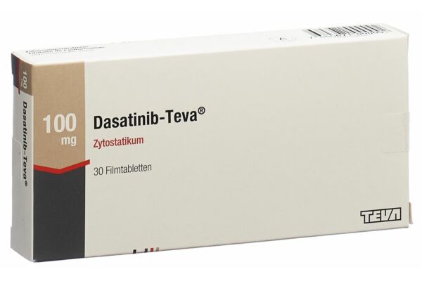 Dasatinib-Teva Filmtabl 100 mg 30 Stk