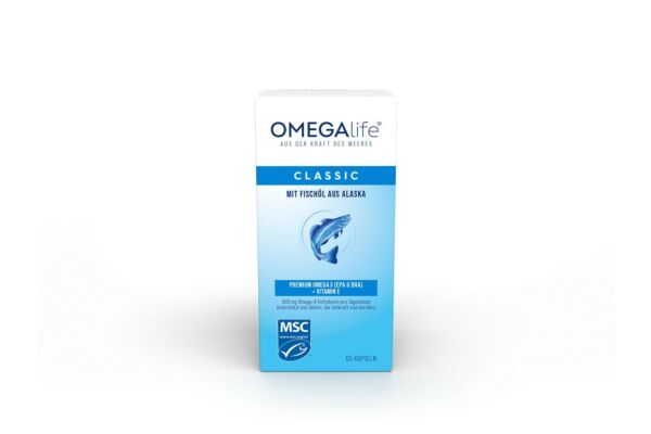 Omega-life Classic Kaps 500 mg Ds 60 Stk