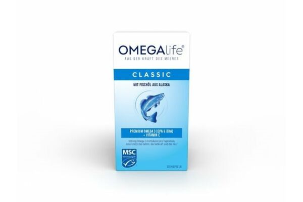 Omega-life Classic Kaps 500 mg Ds 120 Stk