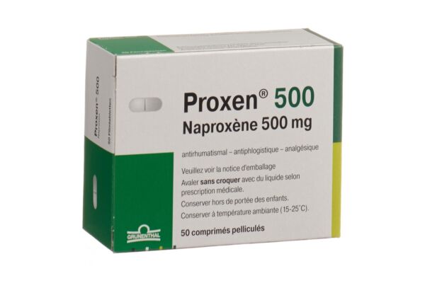 Proxen cpr pell 500 mg 50 pce