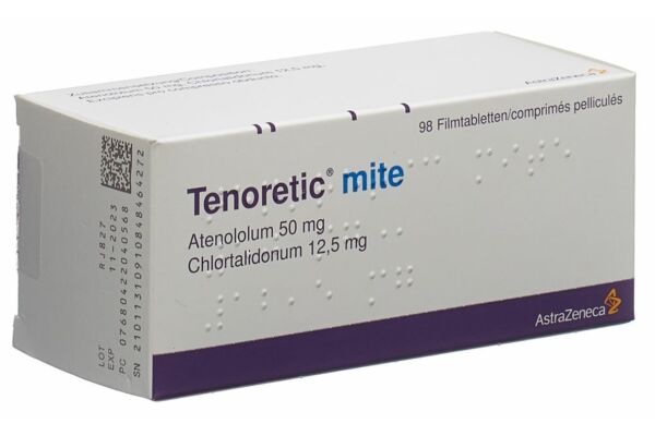 Tenoretic mite cpr 50/12.5 98 pce