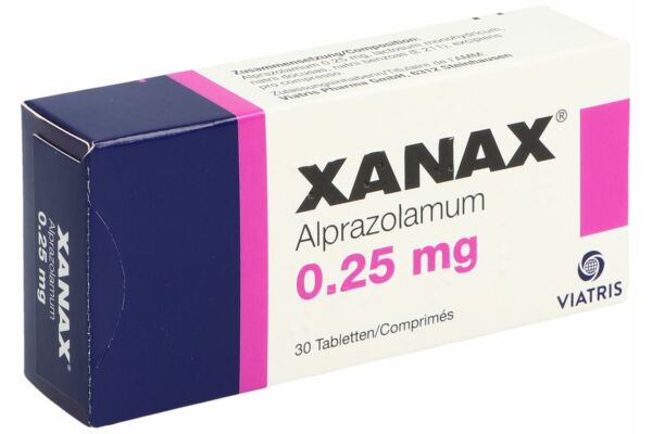 Xanax Tabl 0.25 mg 30 Stk